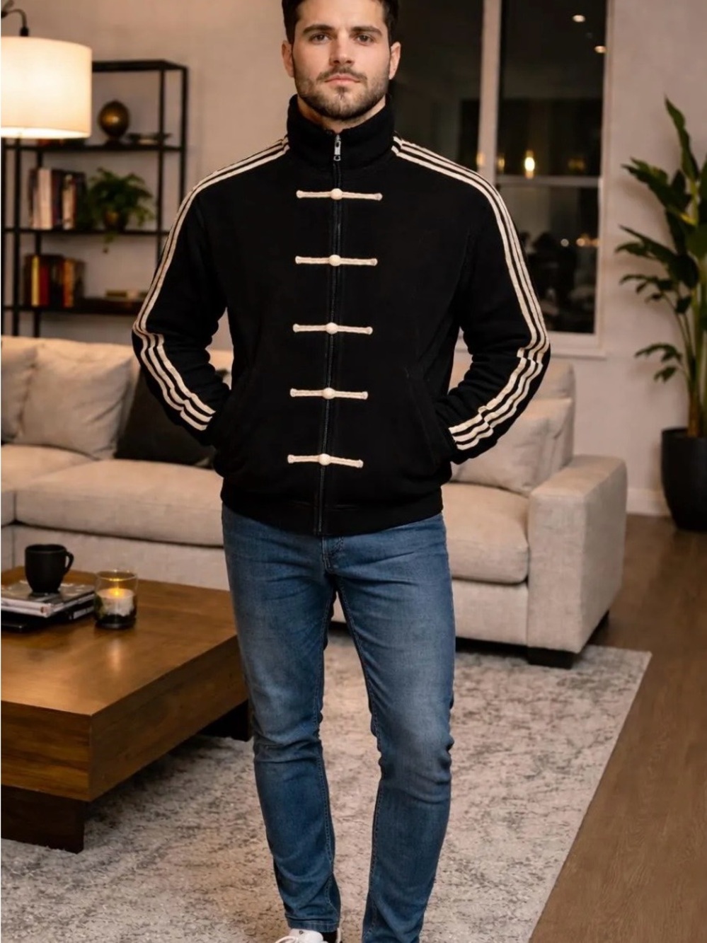 NWT Adidas Black Track Jacket - Chinese new year - Picture 2 of 6